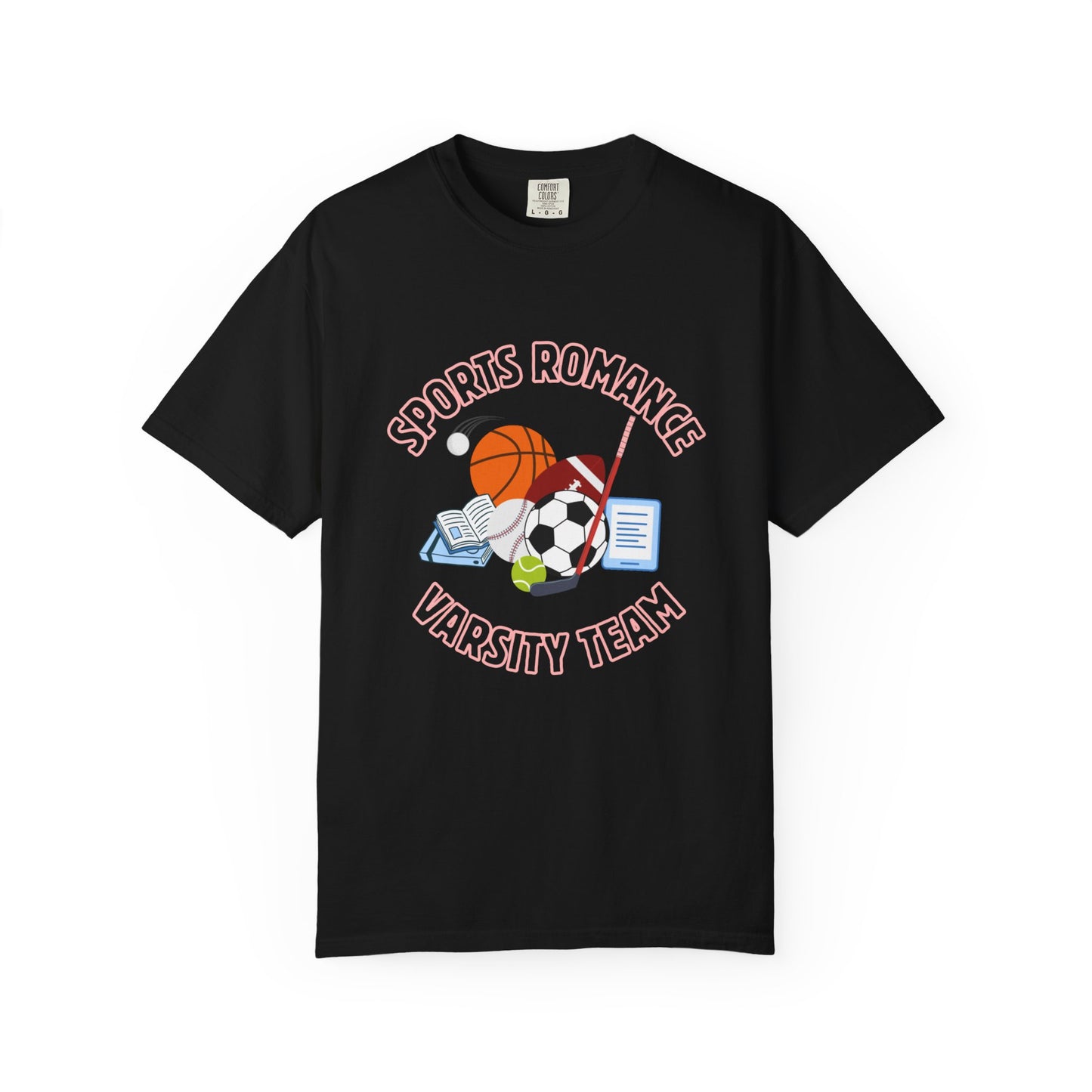 Pink Sports Romance Varsity Team Tee