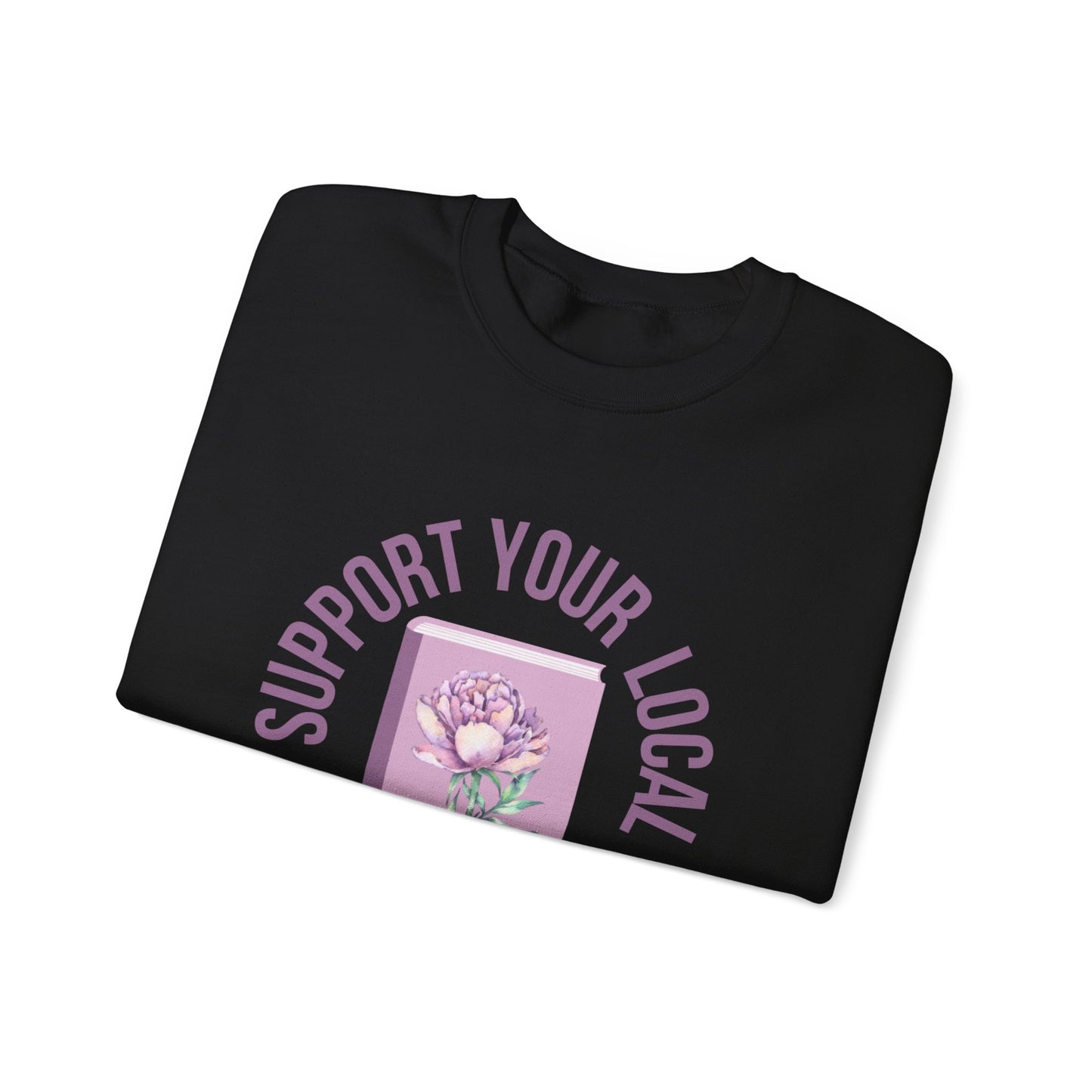 Support Your Local Reader IN Crewneck
