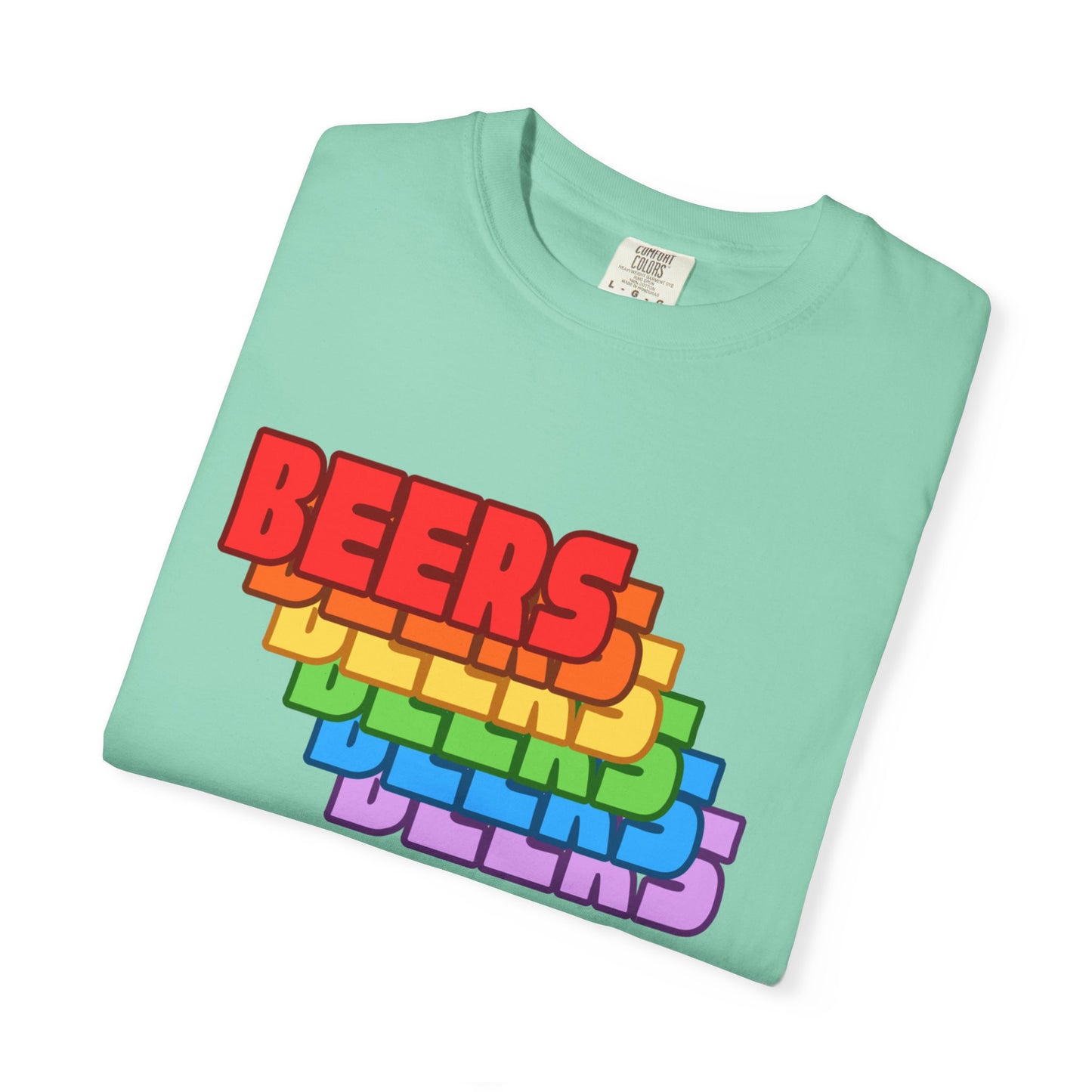 BEERS Rainbow Retro Tee