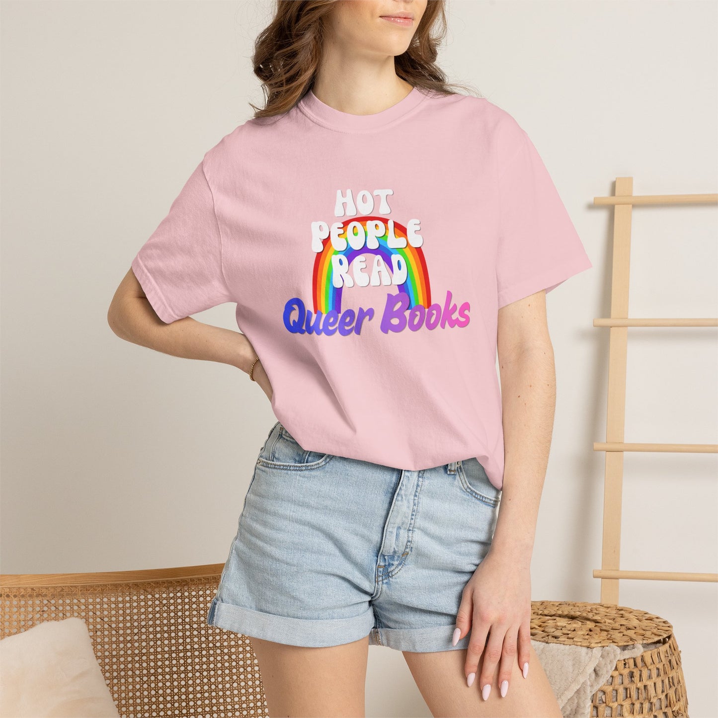 Read Queer Books Blue to Pink Tee