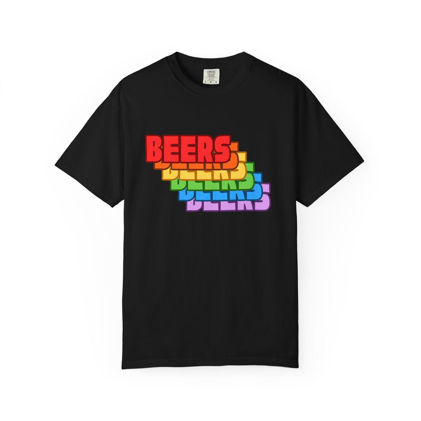 BEERS Rainbow Retro Tee