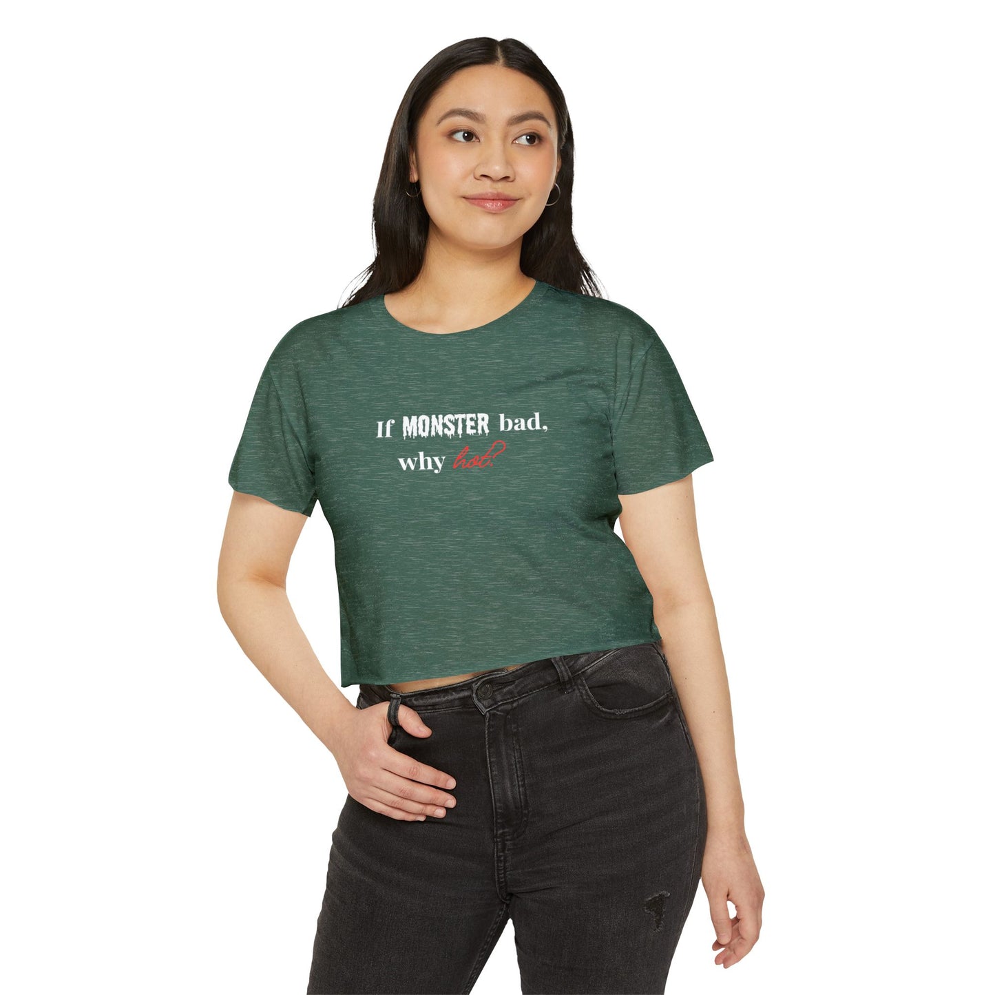 Why Hot? Monster Crop Tee