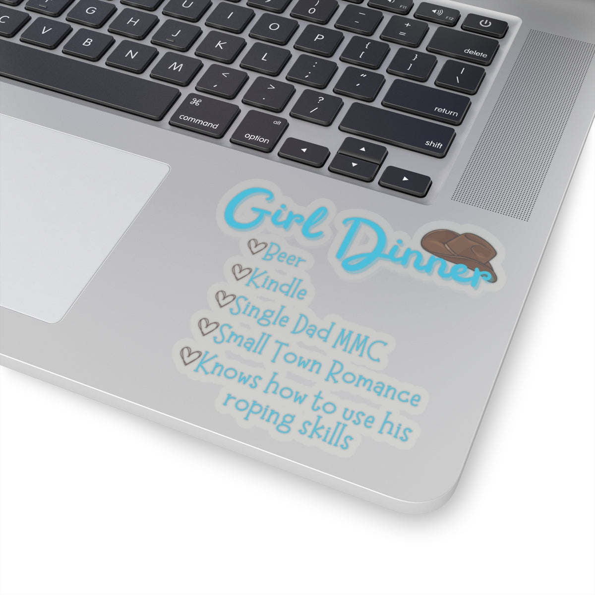 Girl Dinner Blue Sticker