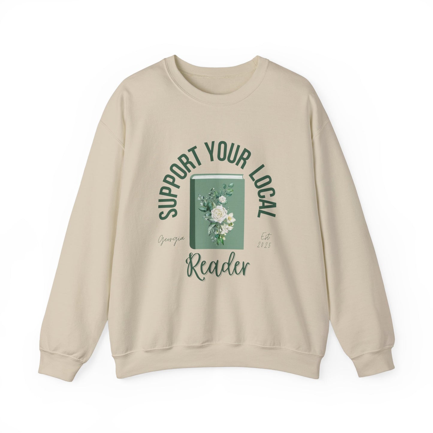 Support Your Local Reader GA Crewneck