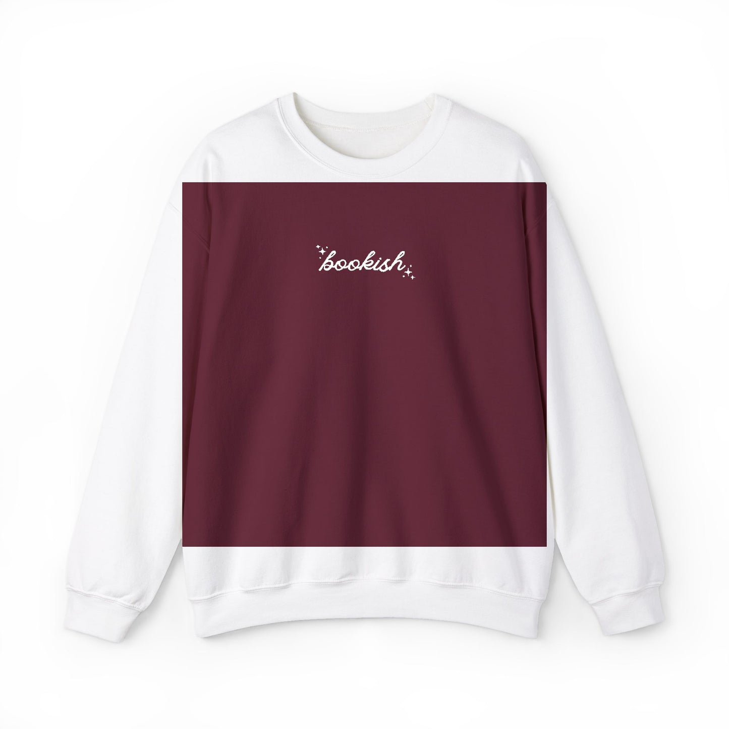 Embroidered 'Bookish' Crewneck