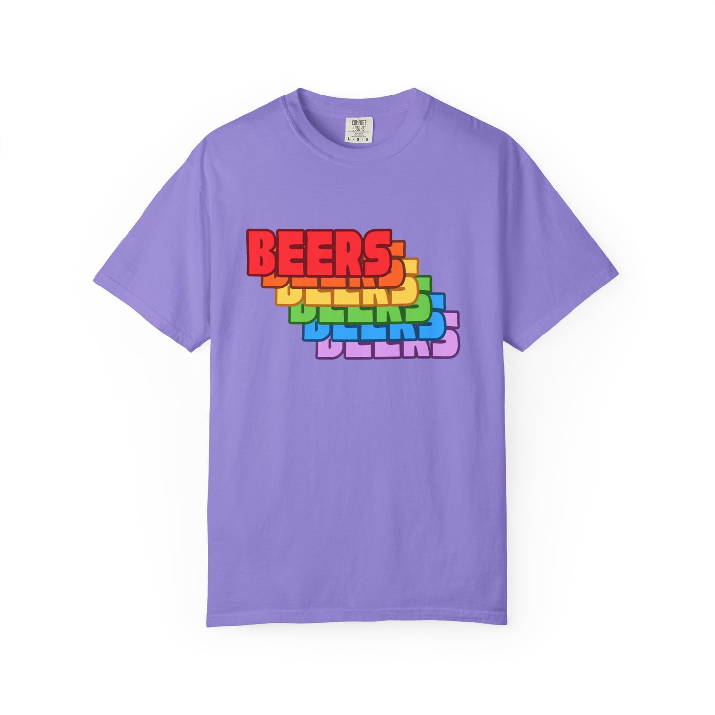 BEERS Rainbow Retro Tee
