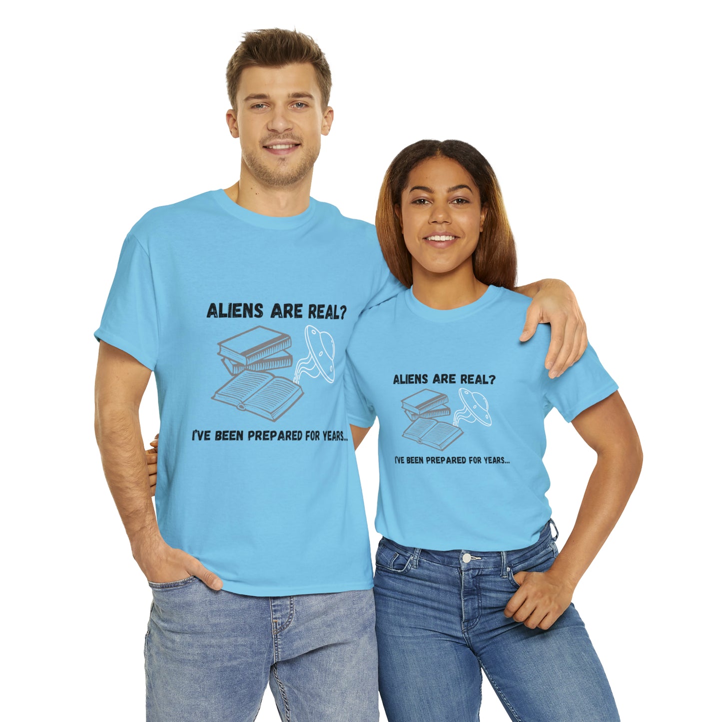 Aliens Are Real Blue Tee