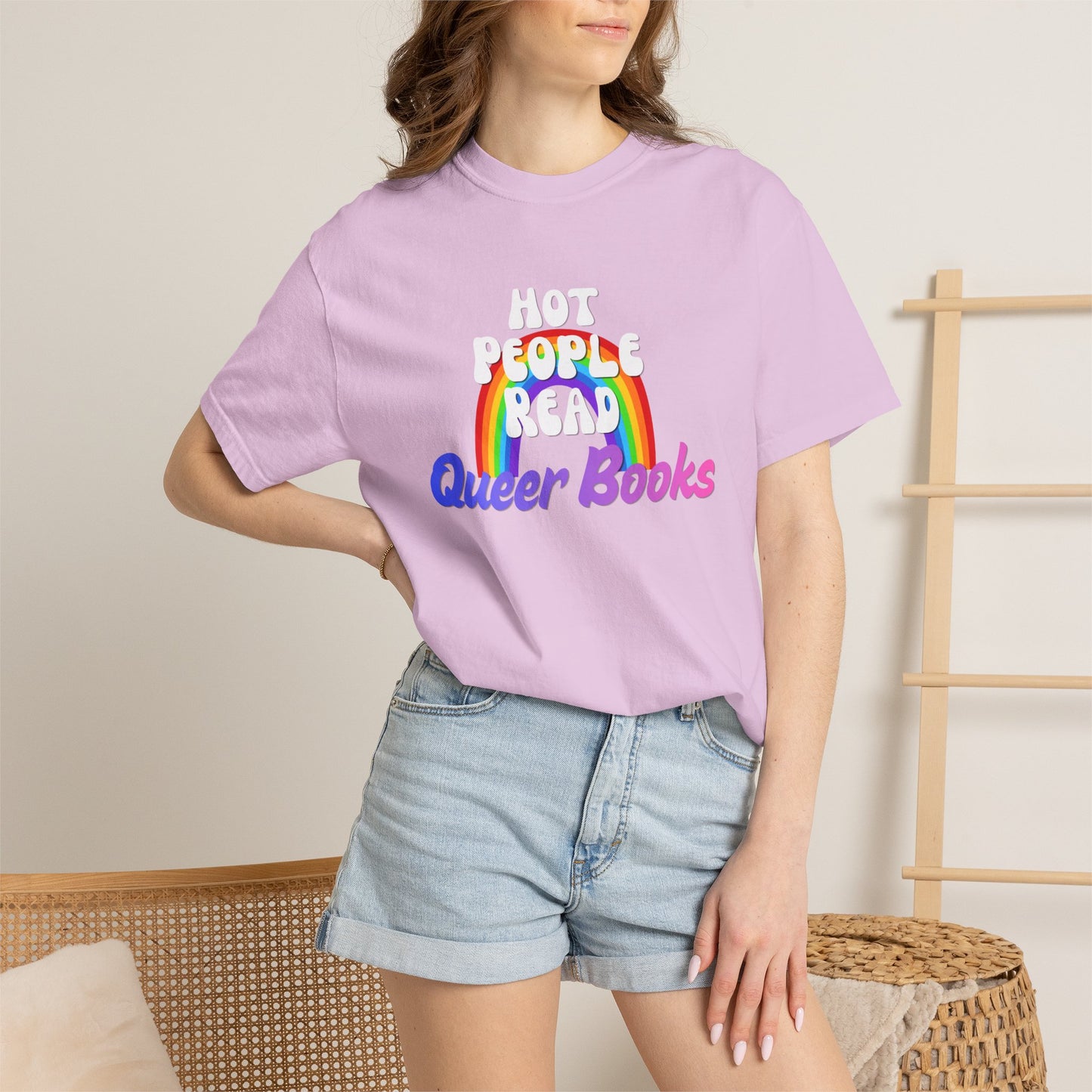 Read Queer Books Blue to Pink Tee