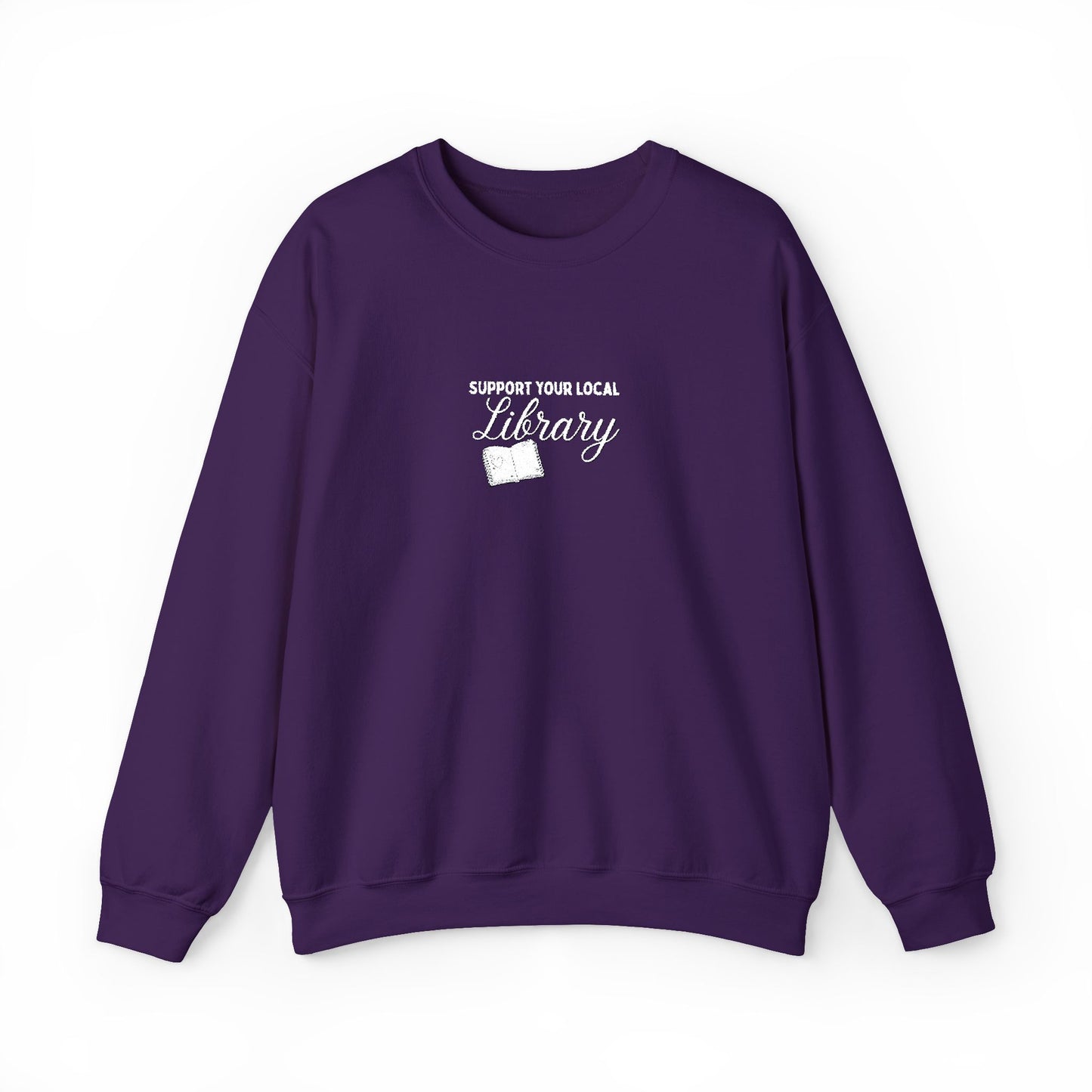 Support Your Local Library Crew Embroidered