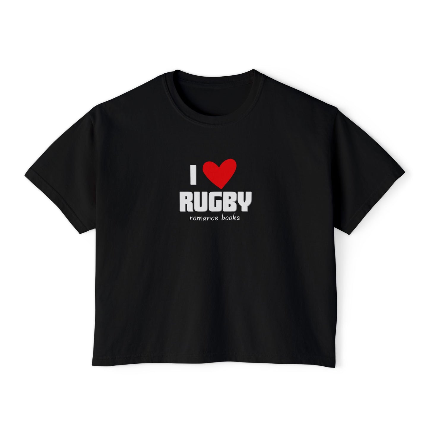 I Heart Rugby Boxy Crop Tee