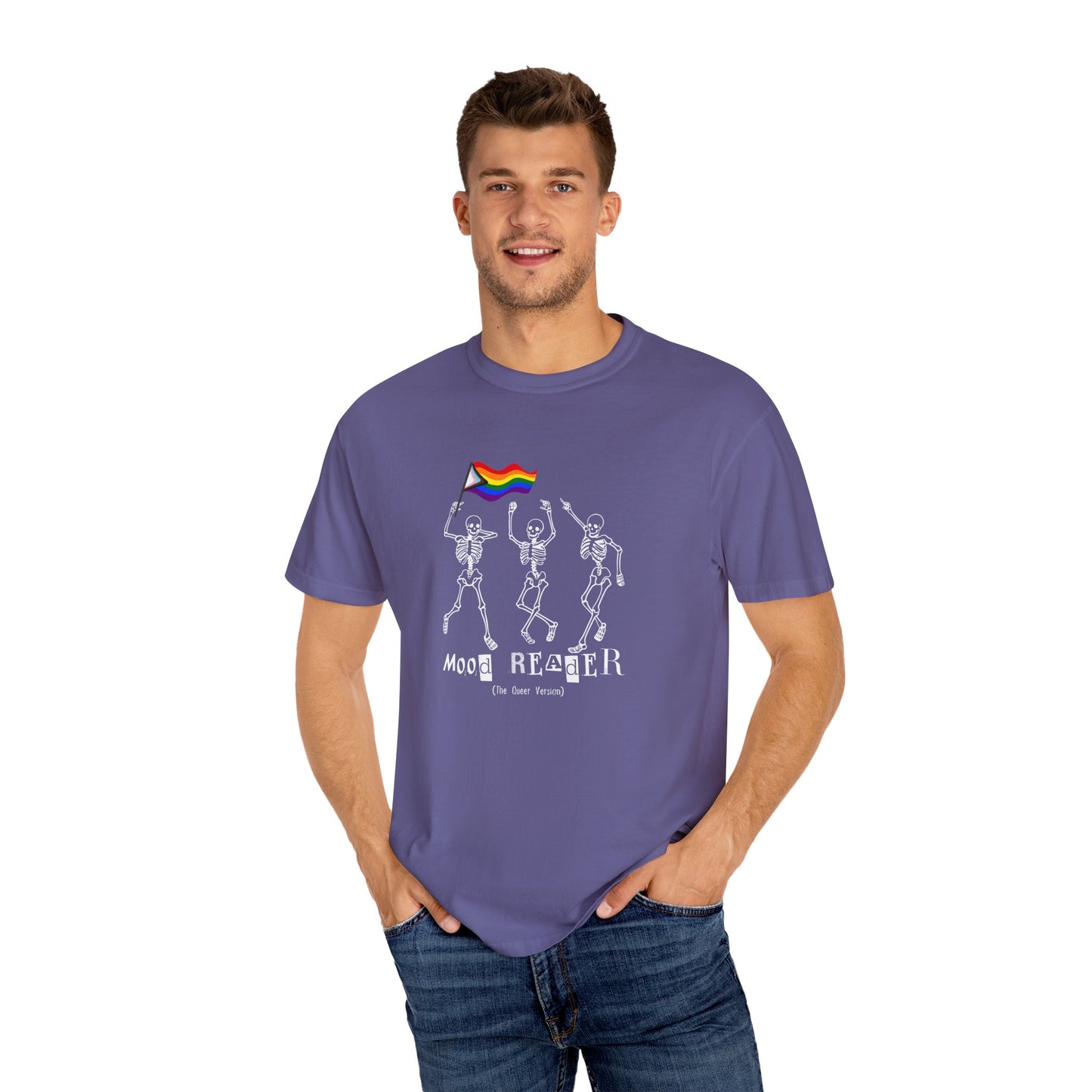 Mood Reader Queer Skeletons Tee