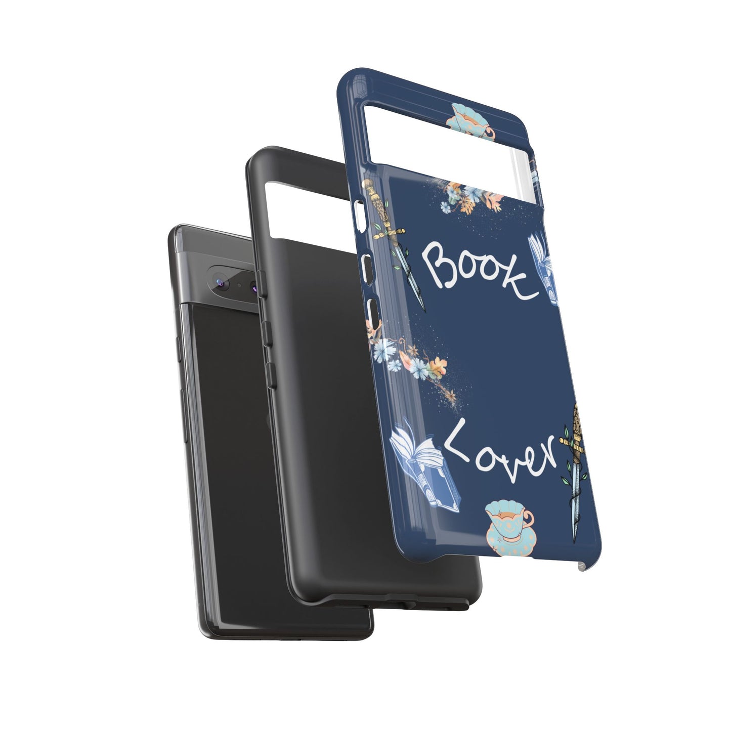 Book Lover Navy Phone Case