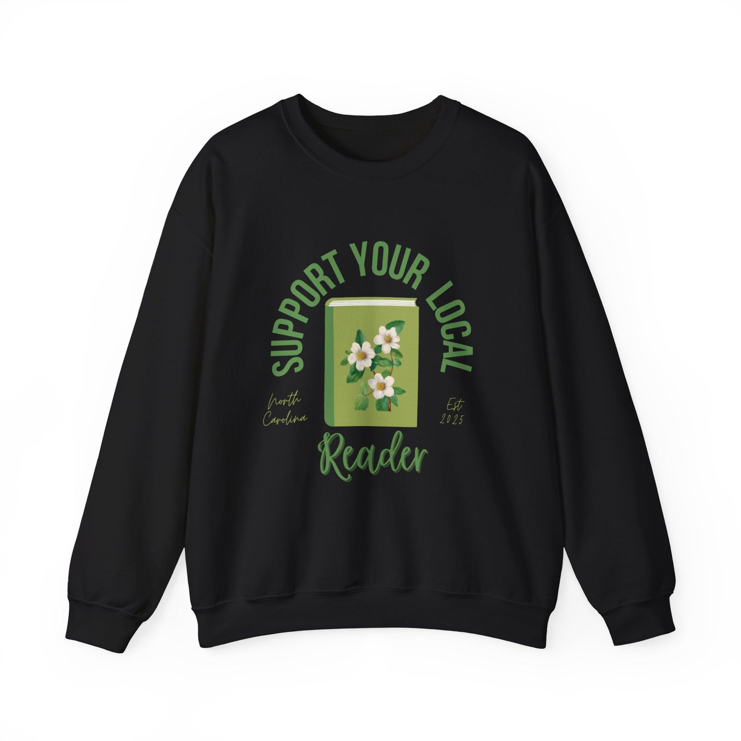Support Your Local Reader NC Crewneck