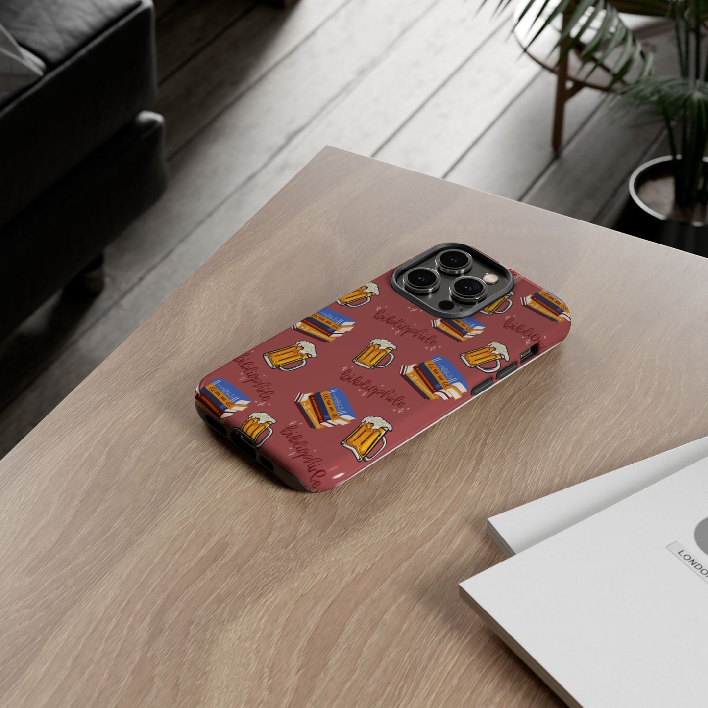 Bibliophile Beer Phone Case