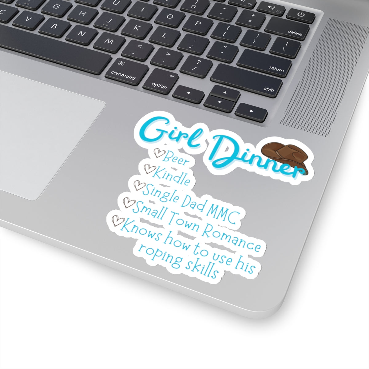 Girl Dinner Blue Sticker