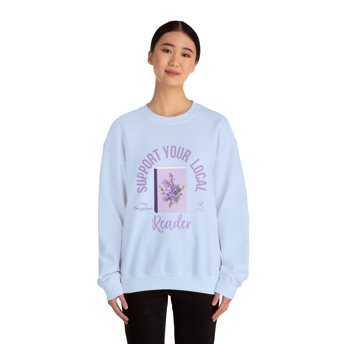 Support Your Local Reader NH Crewneck
