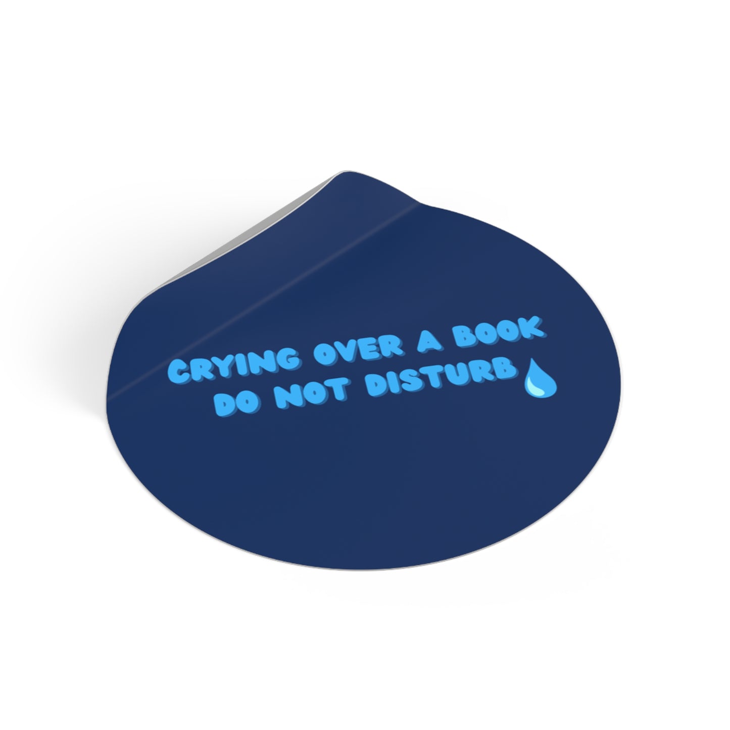 Crying Over A Book Sticker