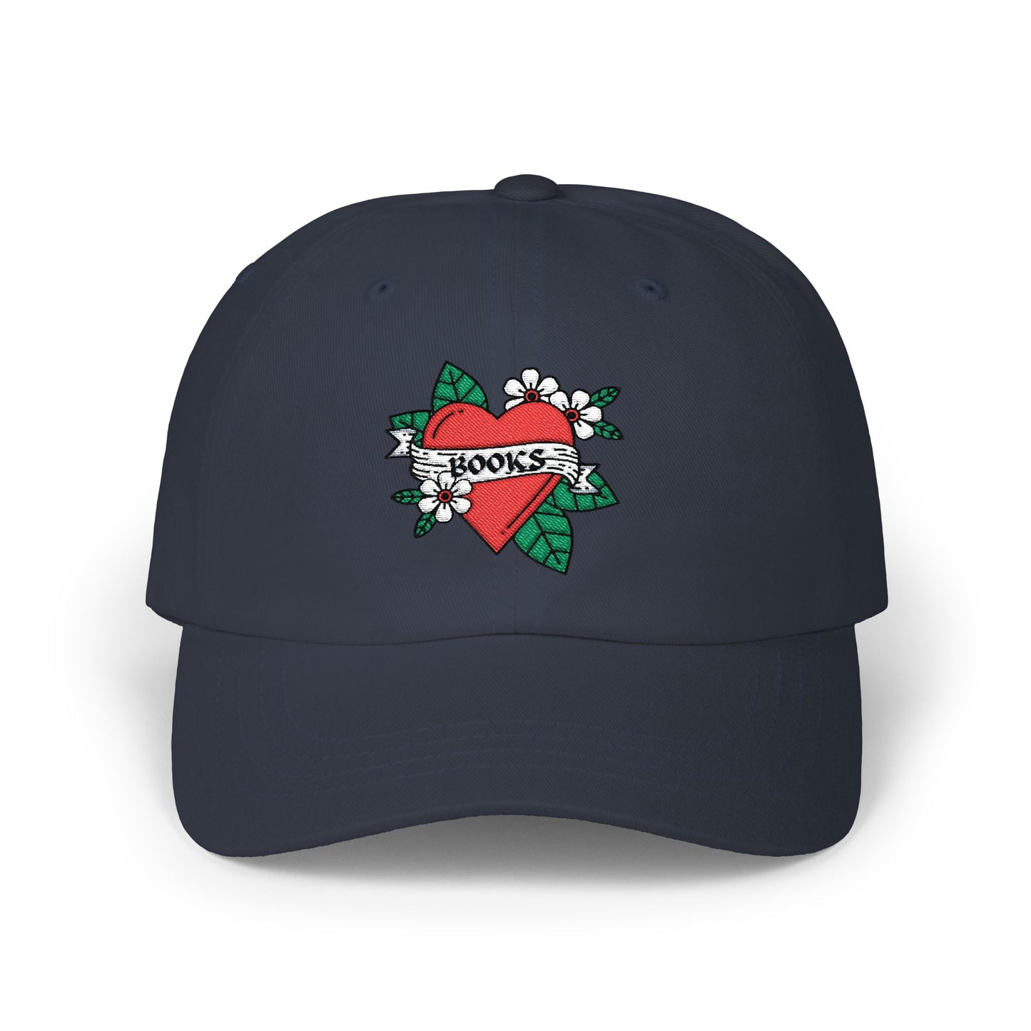 Books Heart Tattoo Hat