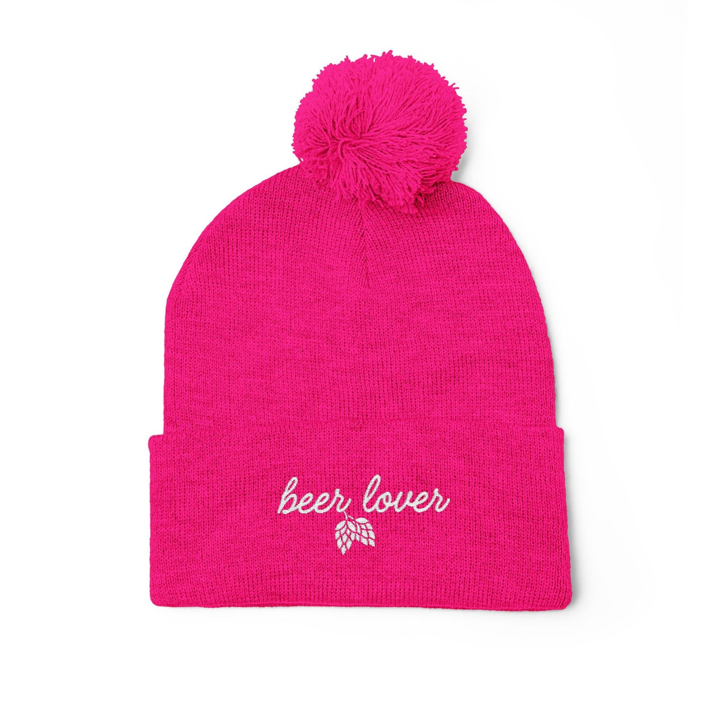 Beer Lover Pom Pom Beanie