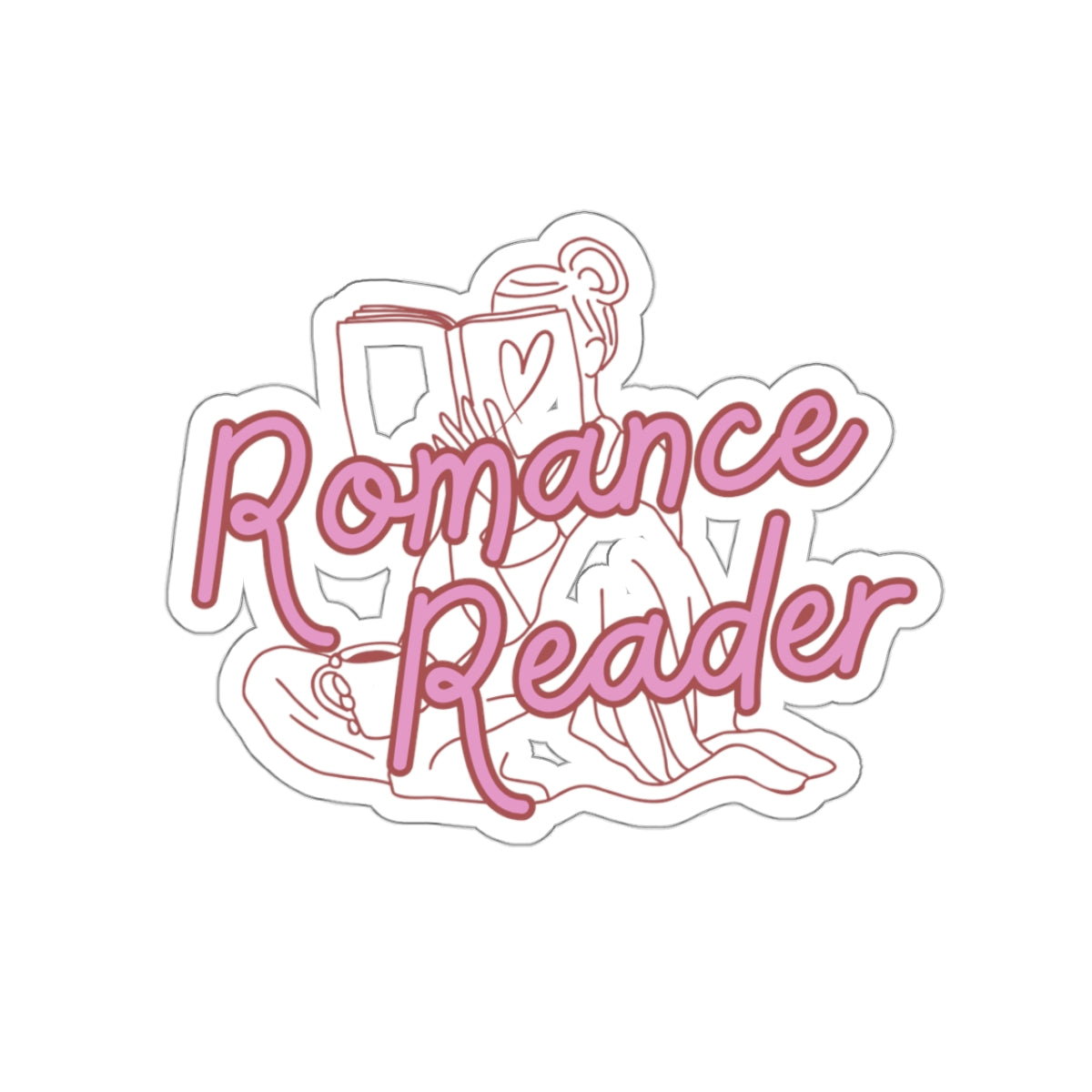 Romance Reader Sticker