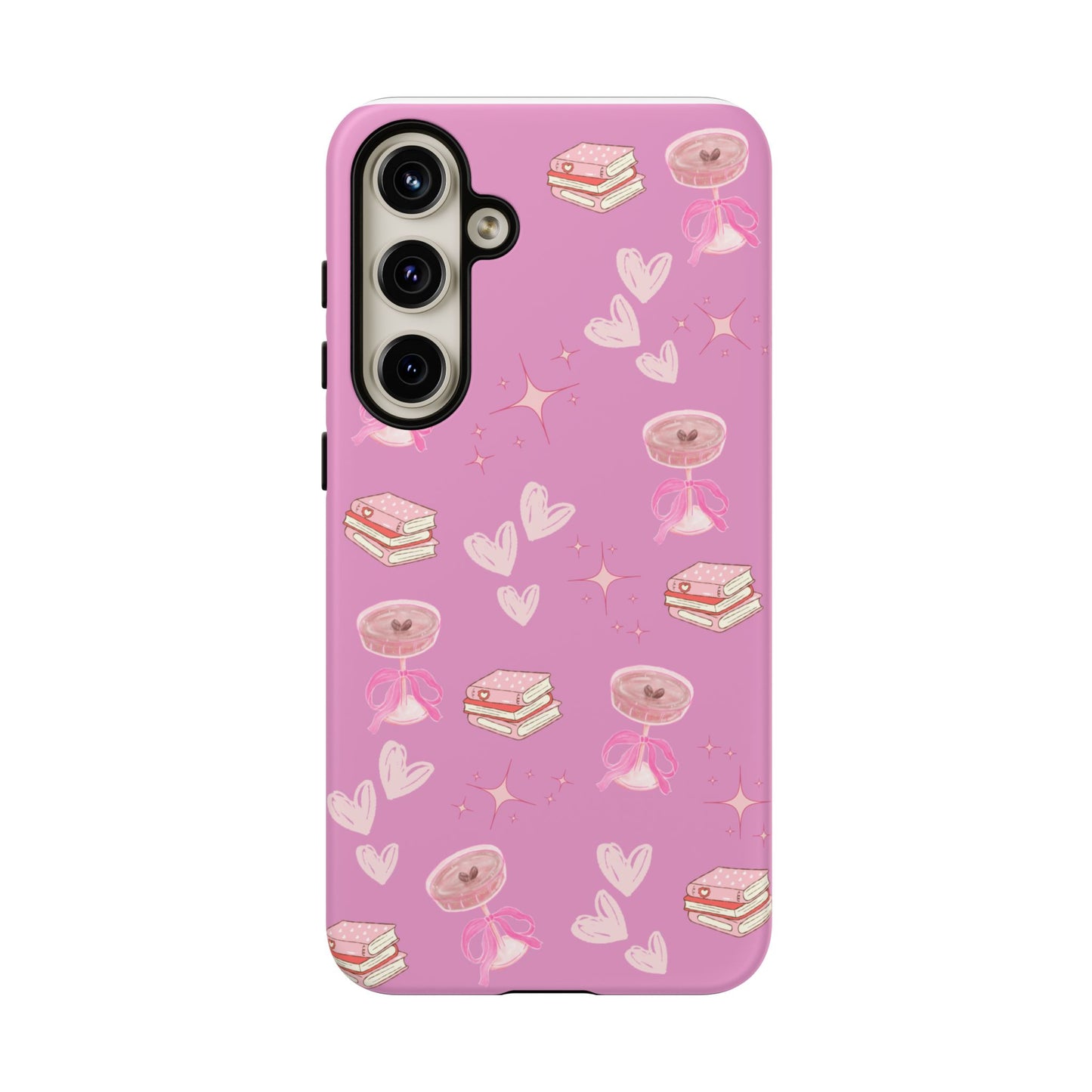 Pink Bookish Espresso Martini Phone Case