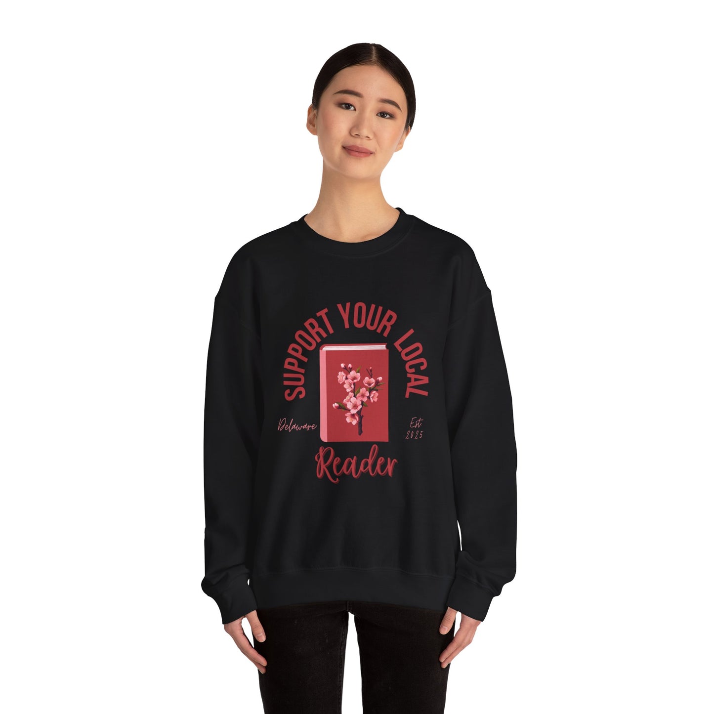 Support Your Local Reader DE Crewneck