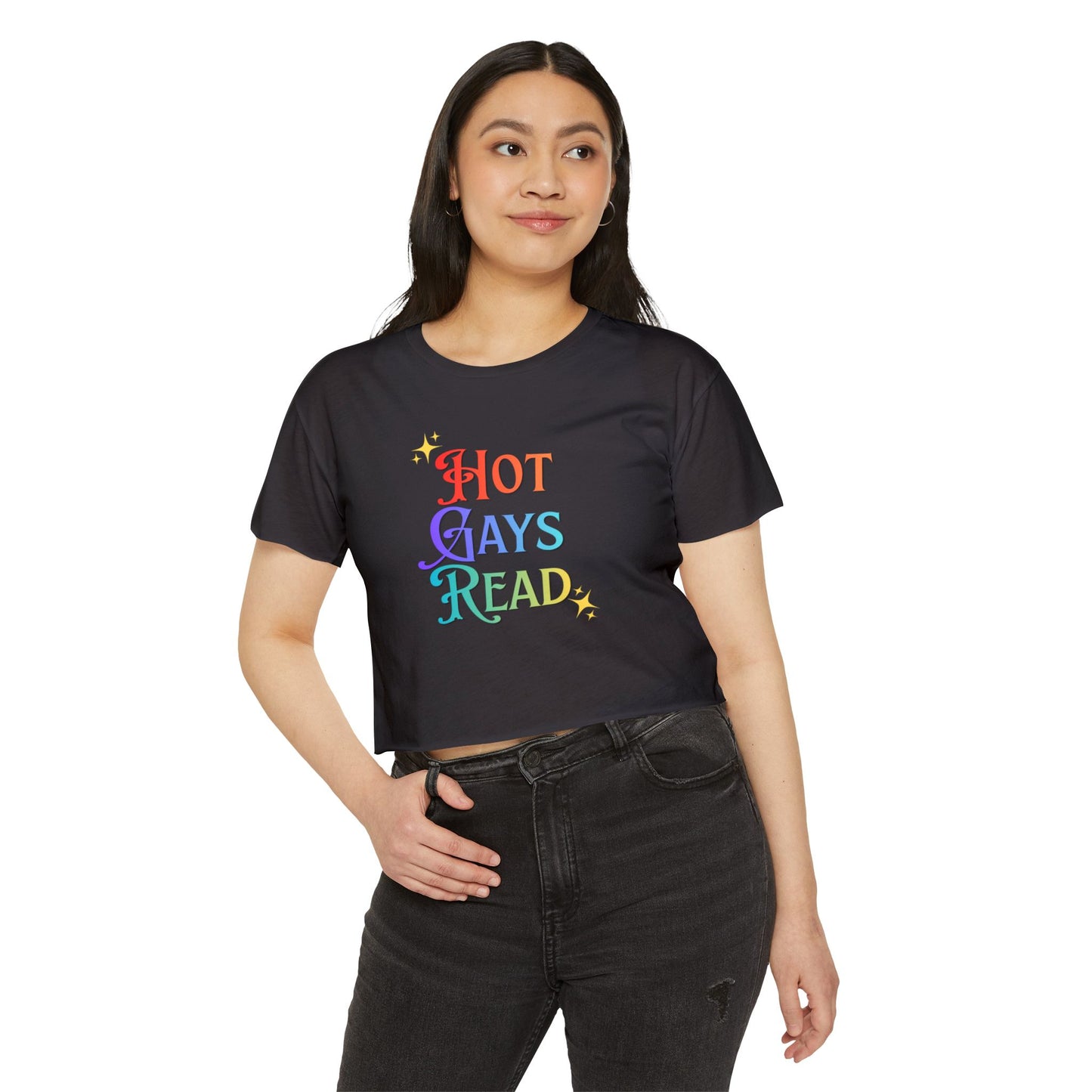 Hot Gays Read Crop Top