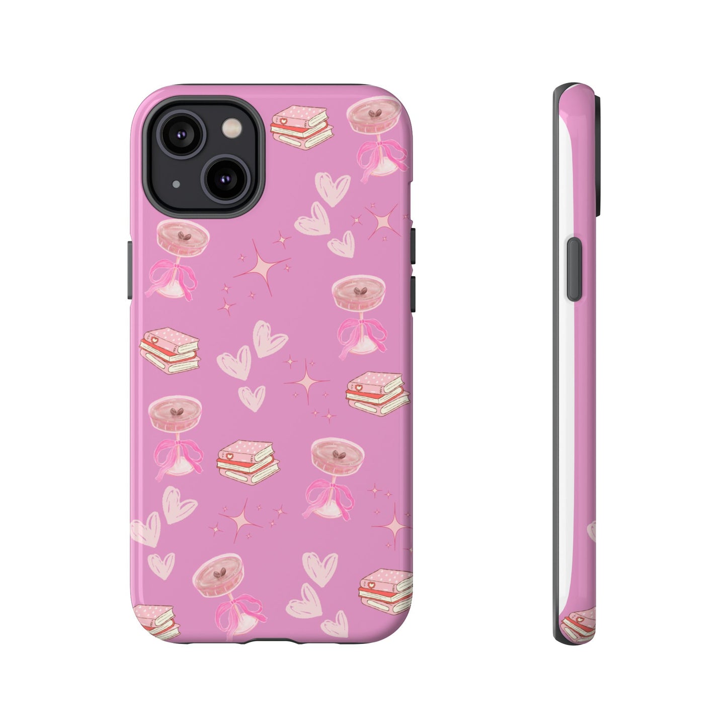 Pink Bookish Espresso Martini Phone Case