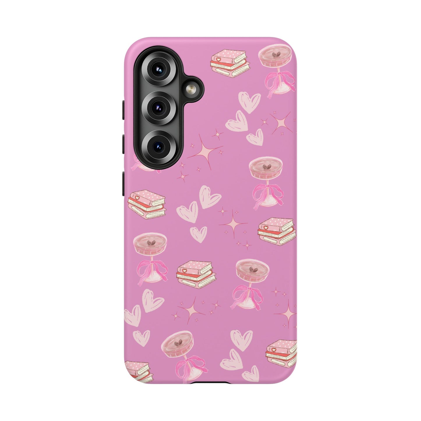 Pink Bookish Espresso Martini Phone Case