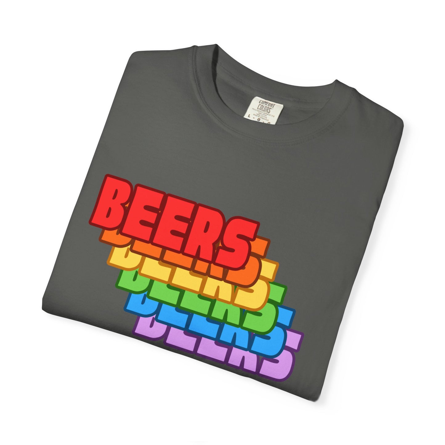 BEERS Rainbow Retro Tee