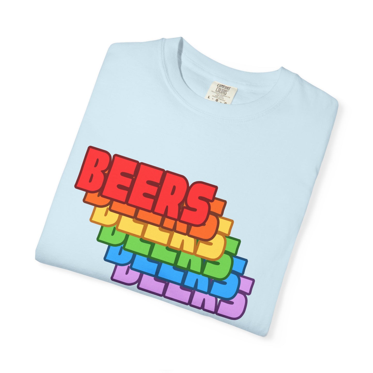 BEERS Rainbow Retro Tee