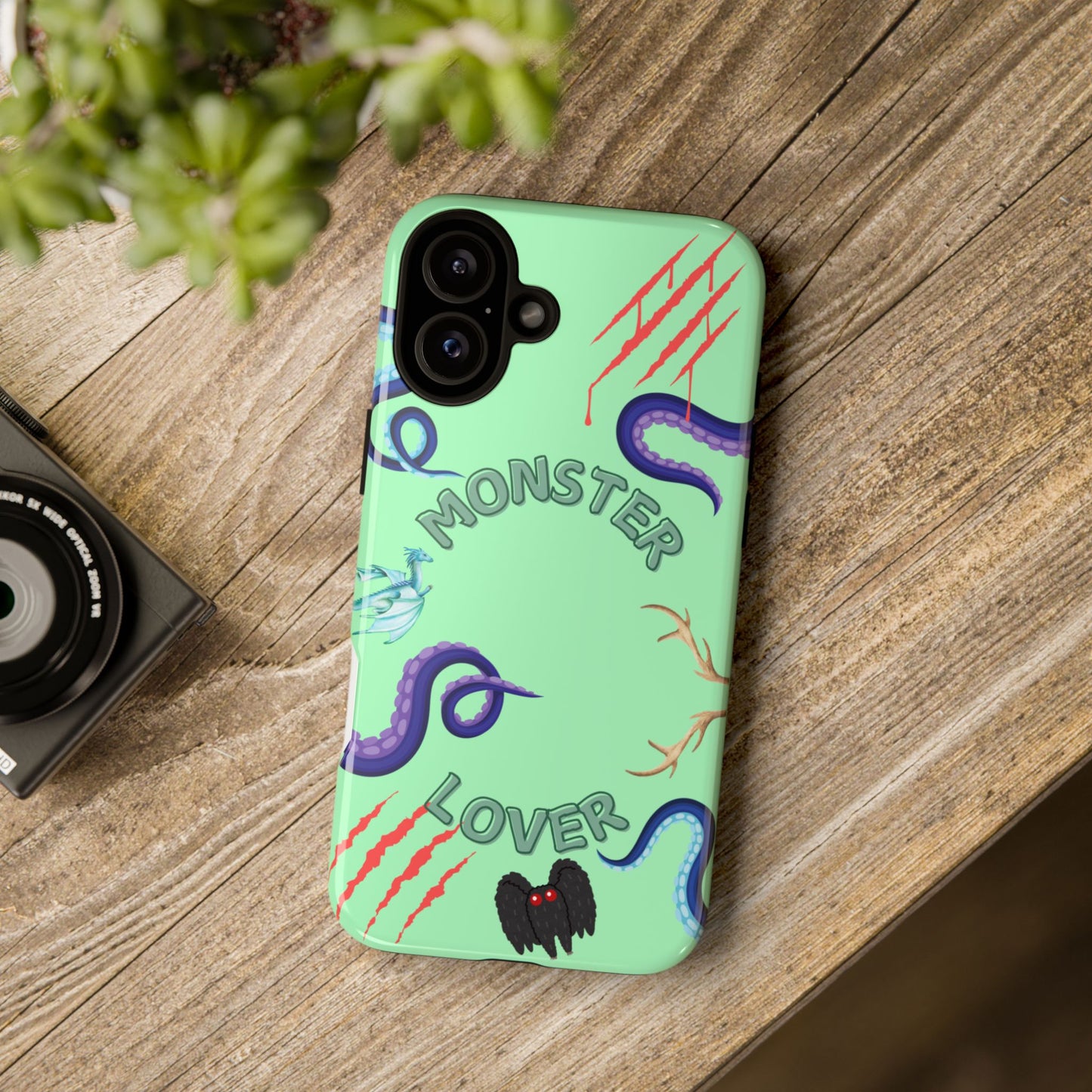 Monster Lover Mint Phone Case