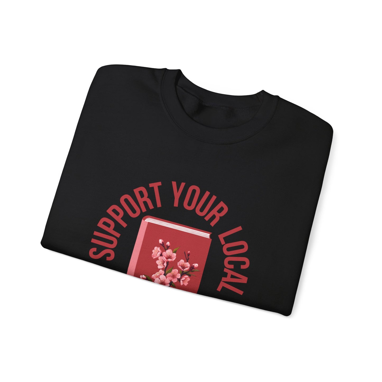 Support Your Local Reader DE Crewneck