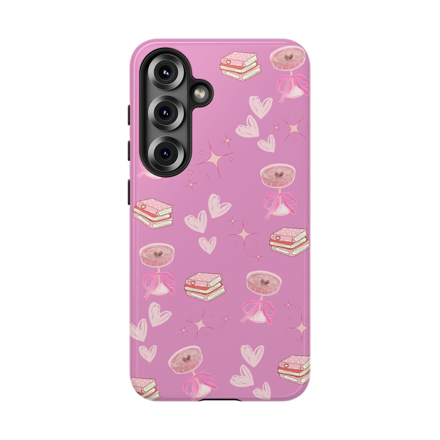Pink Bookish Espresso Martini Phone Case