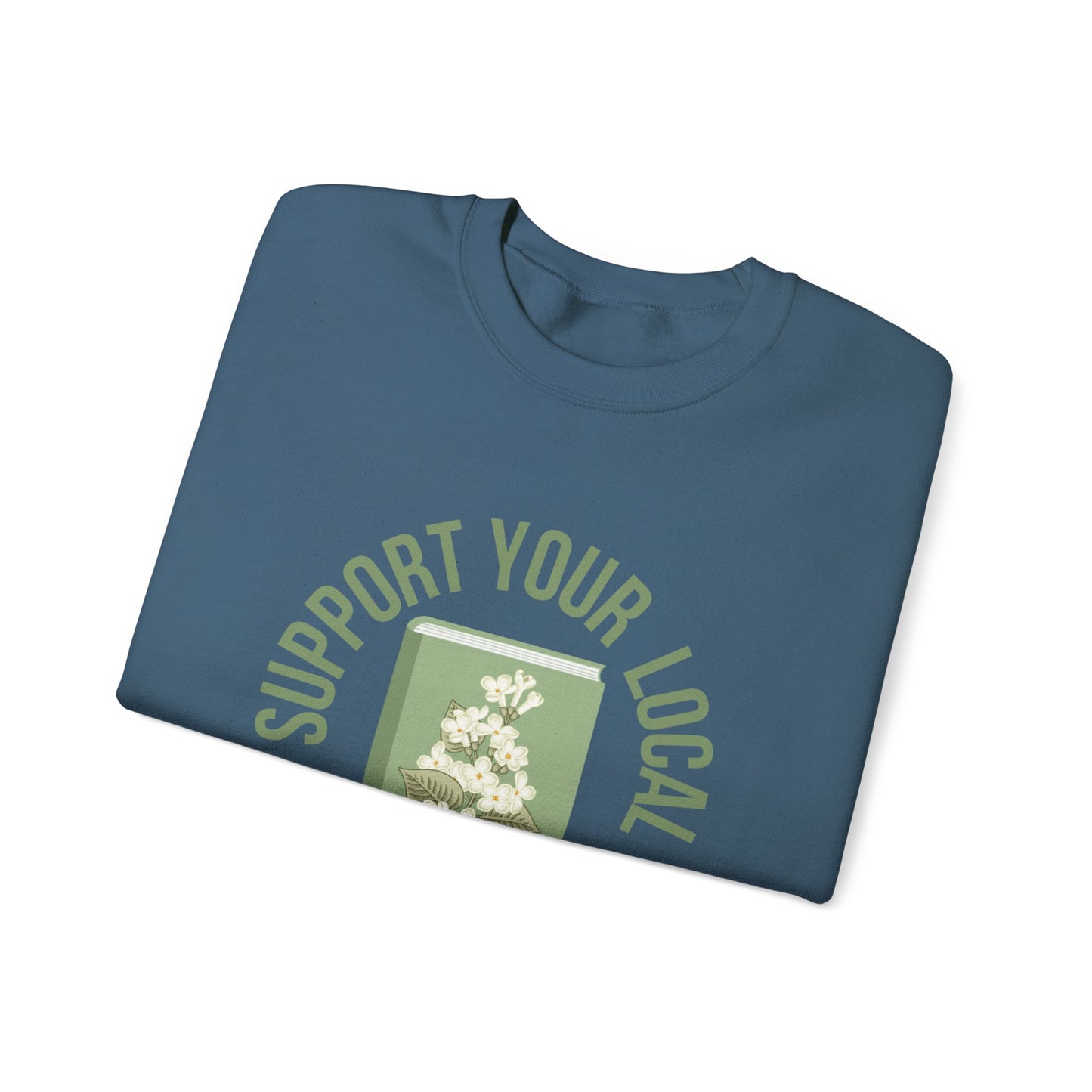 Support Your Local Reader ID Crewneck