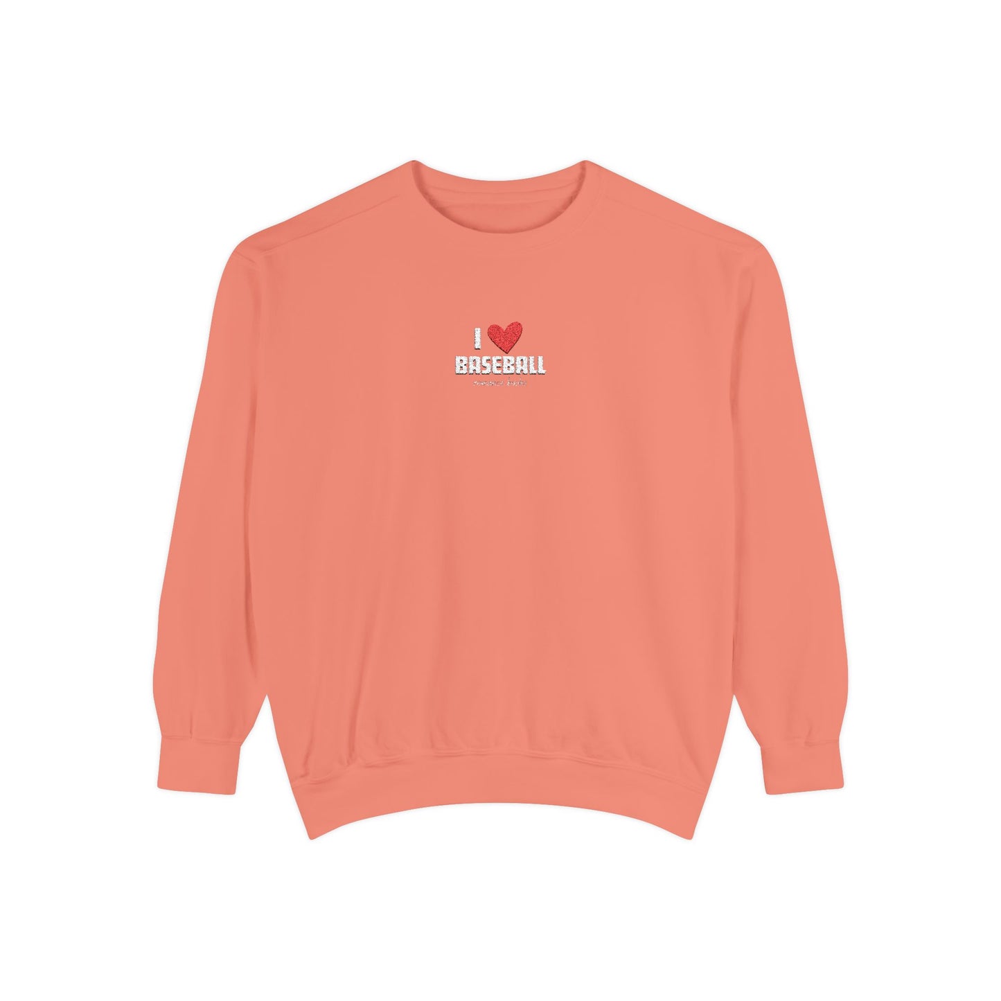 I Heart Baseball Embroidered Crewneck