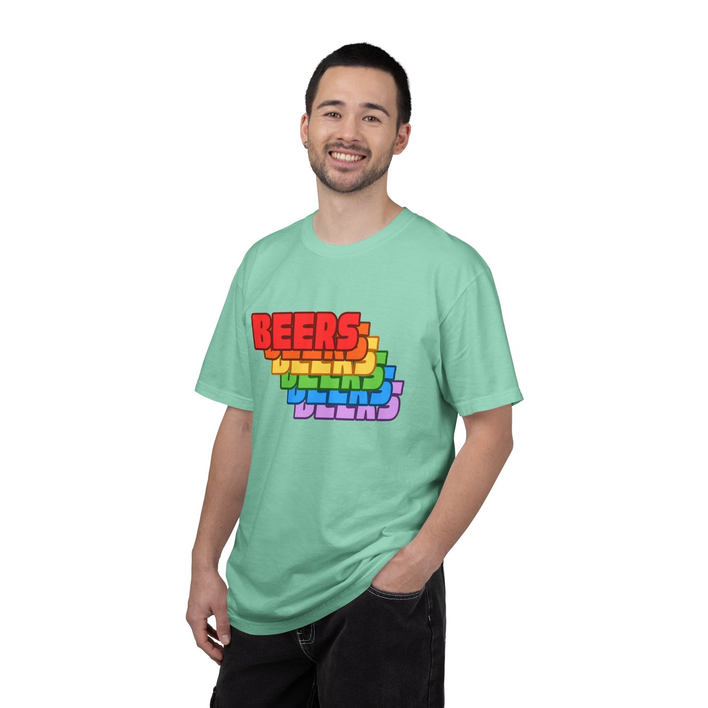 BEERS Rainbow Retro Tee