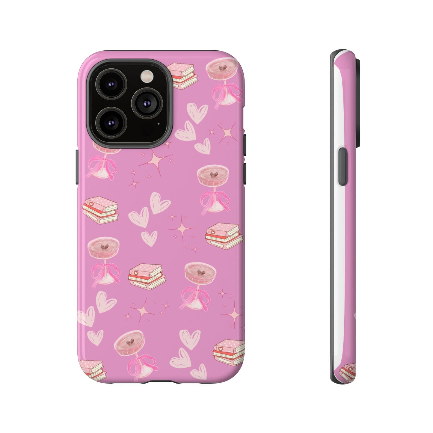 Pink Bookish Espresso Martini Phone Case