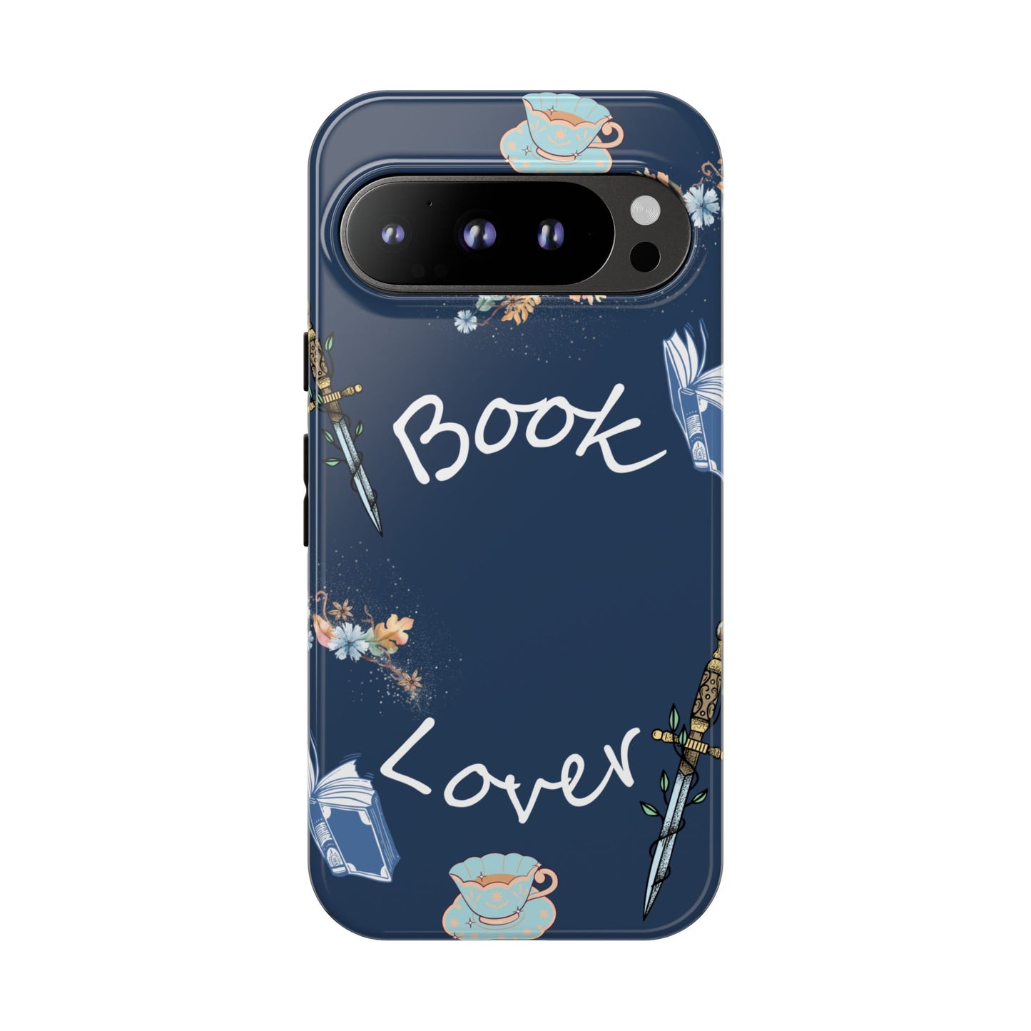 Book Lover Navy Phone Case
