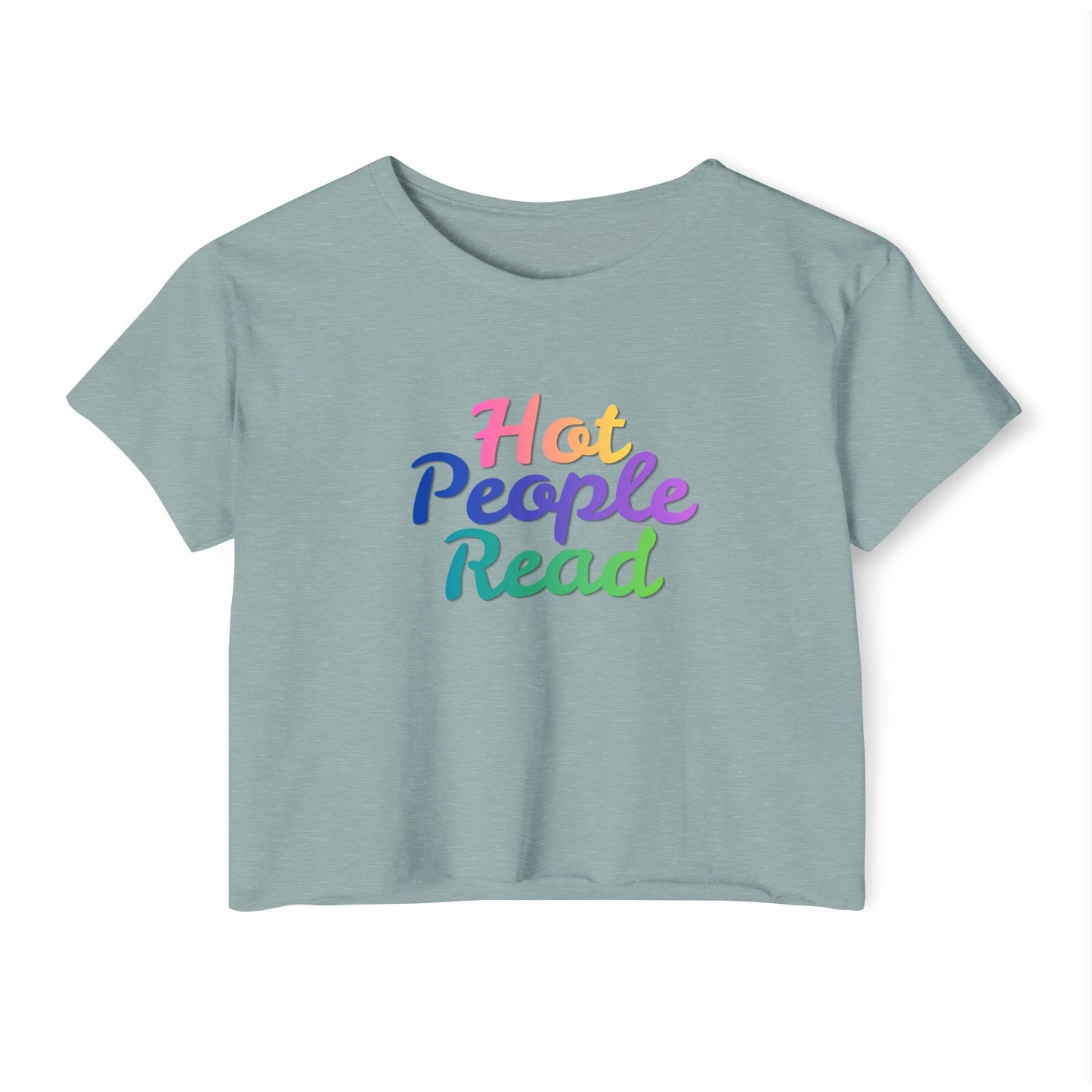 Hot People Read Crop Top