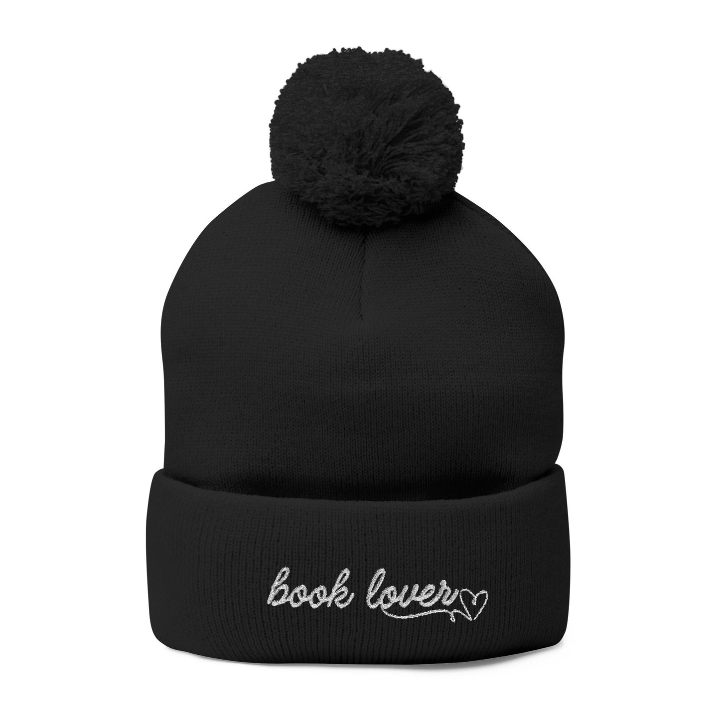 Book Lover Pom Pom Beanie