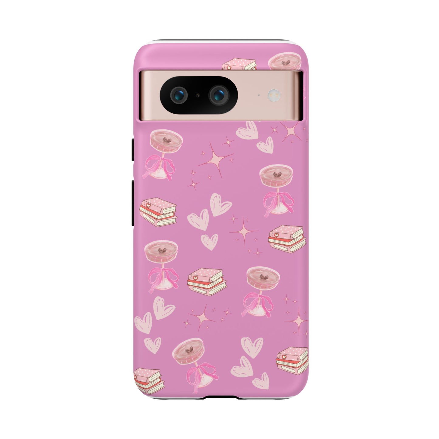Pink Bookish Espresso Martini Phone Case