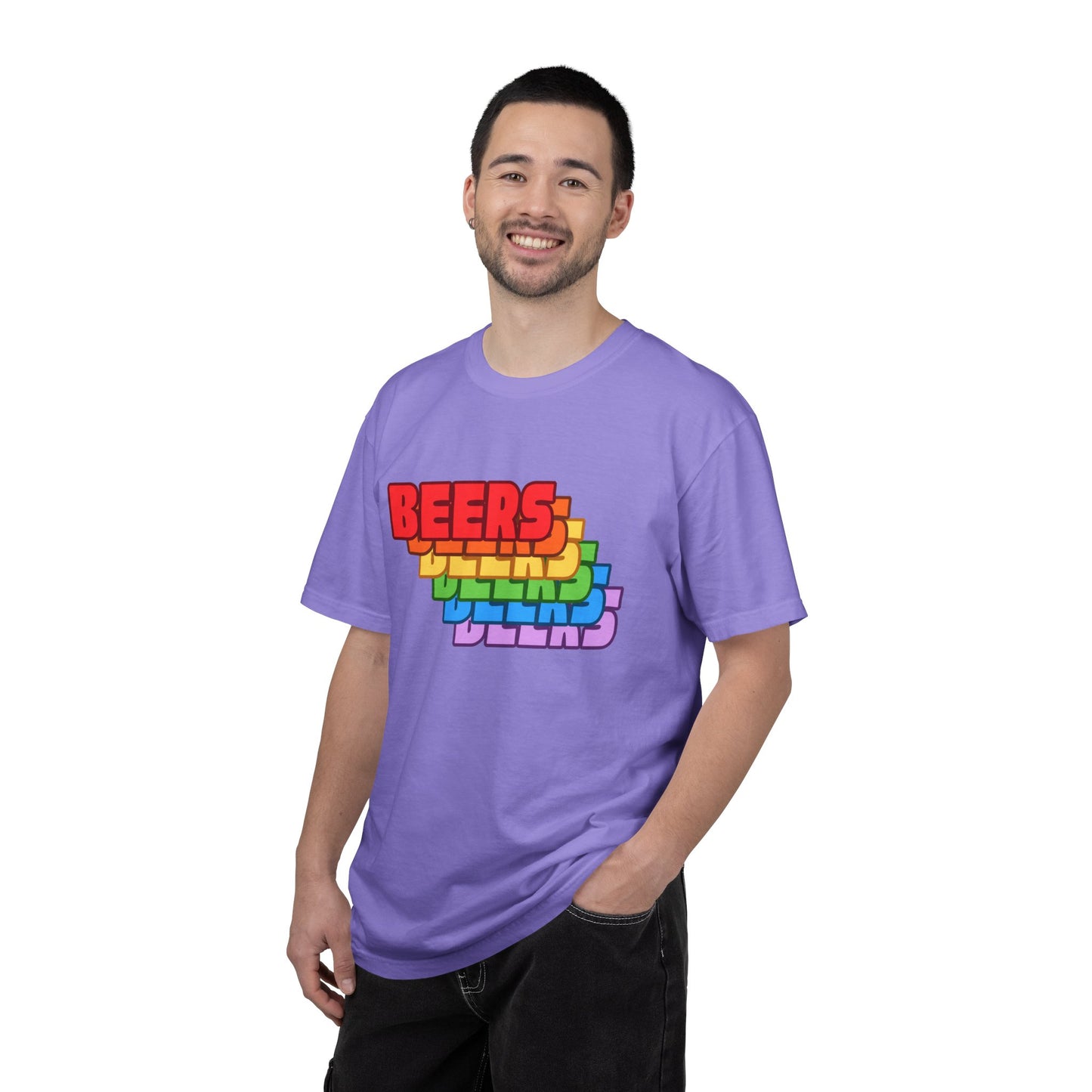 BEERS Rainbow Retro Tee