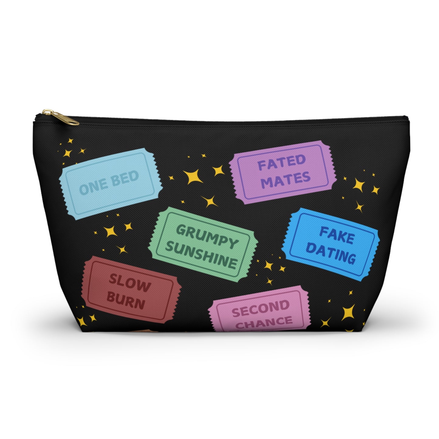 Tropes Ticket Black Pouch