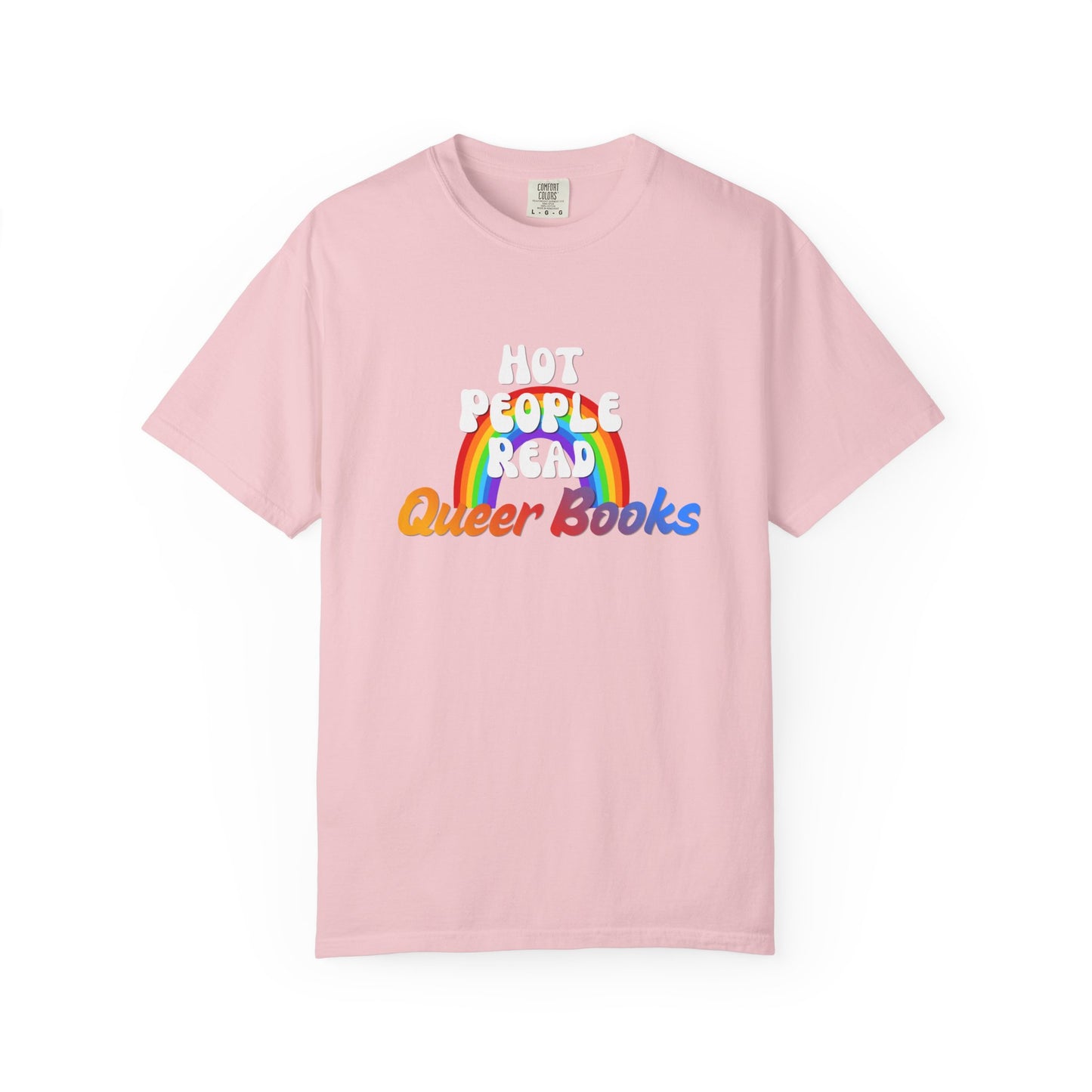 Read Queer Books Yellow to Blue Tee