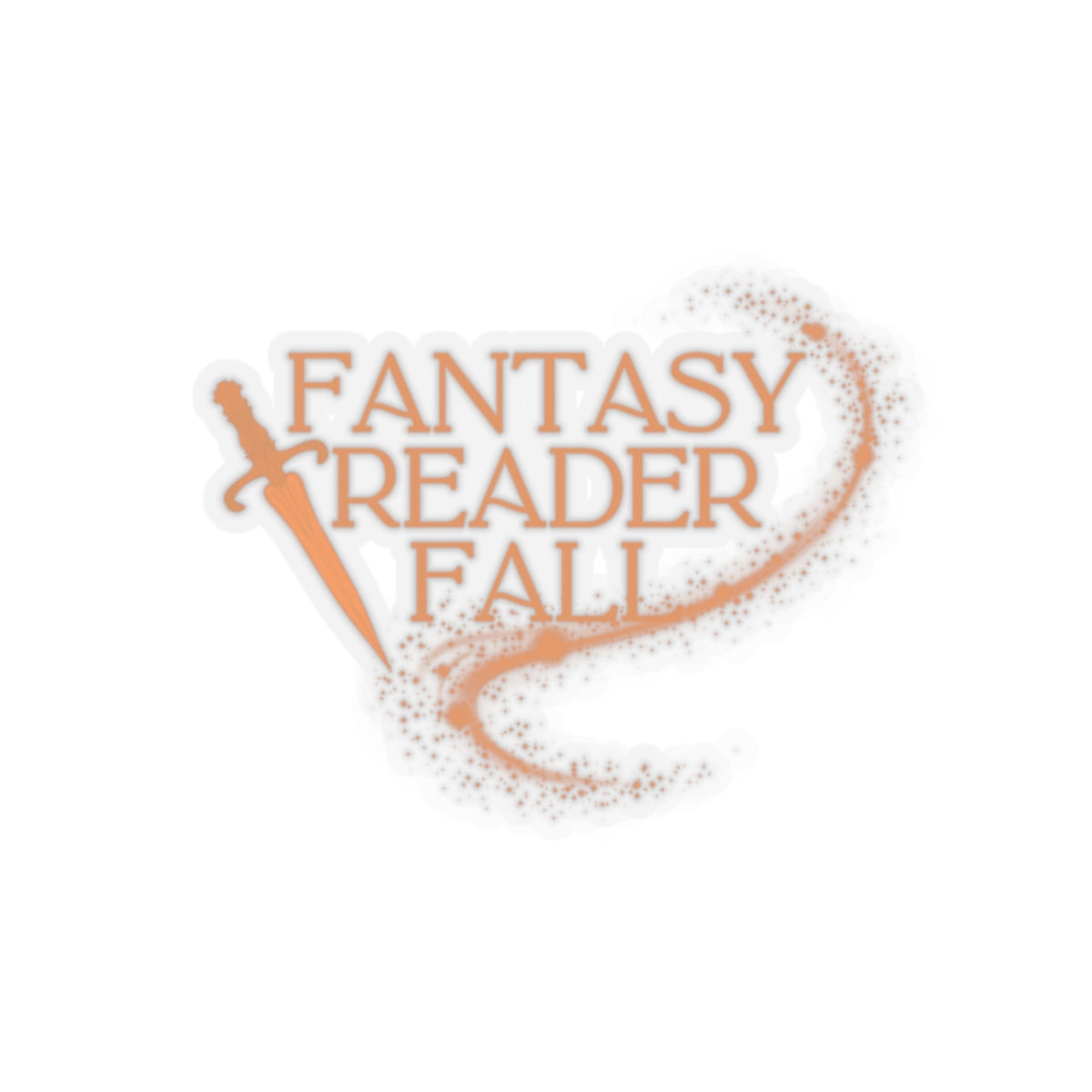 Fantasy Reader Fall Orange Sticker