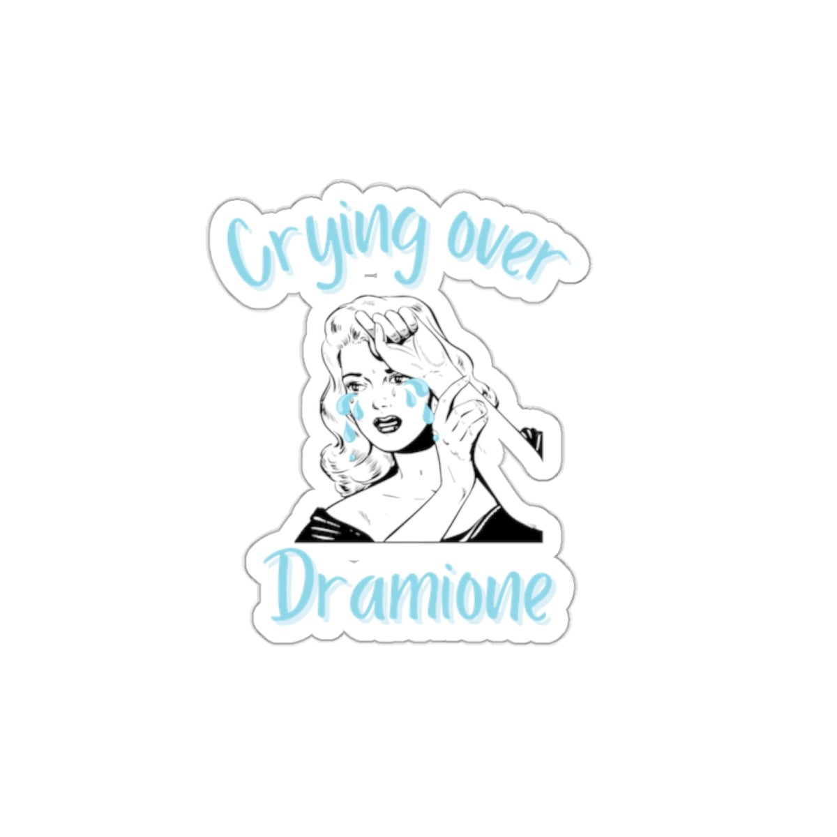 Crying Over Dramione Sticker