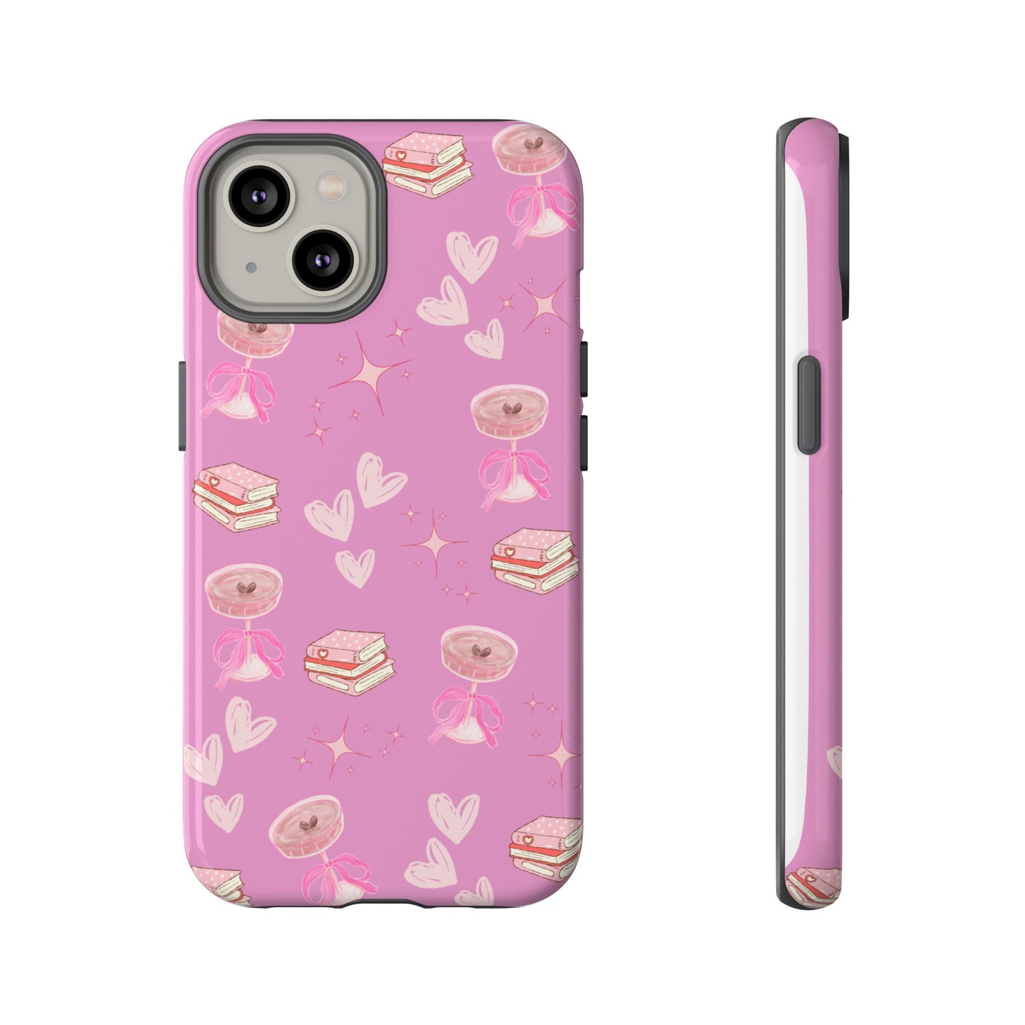 Pink Bookish Espresso Martini Phone Case