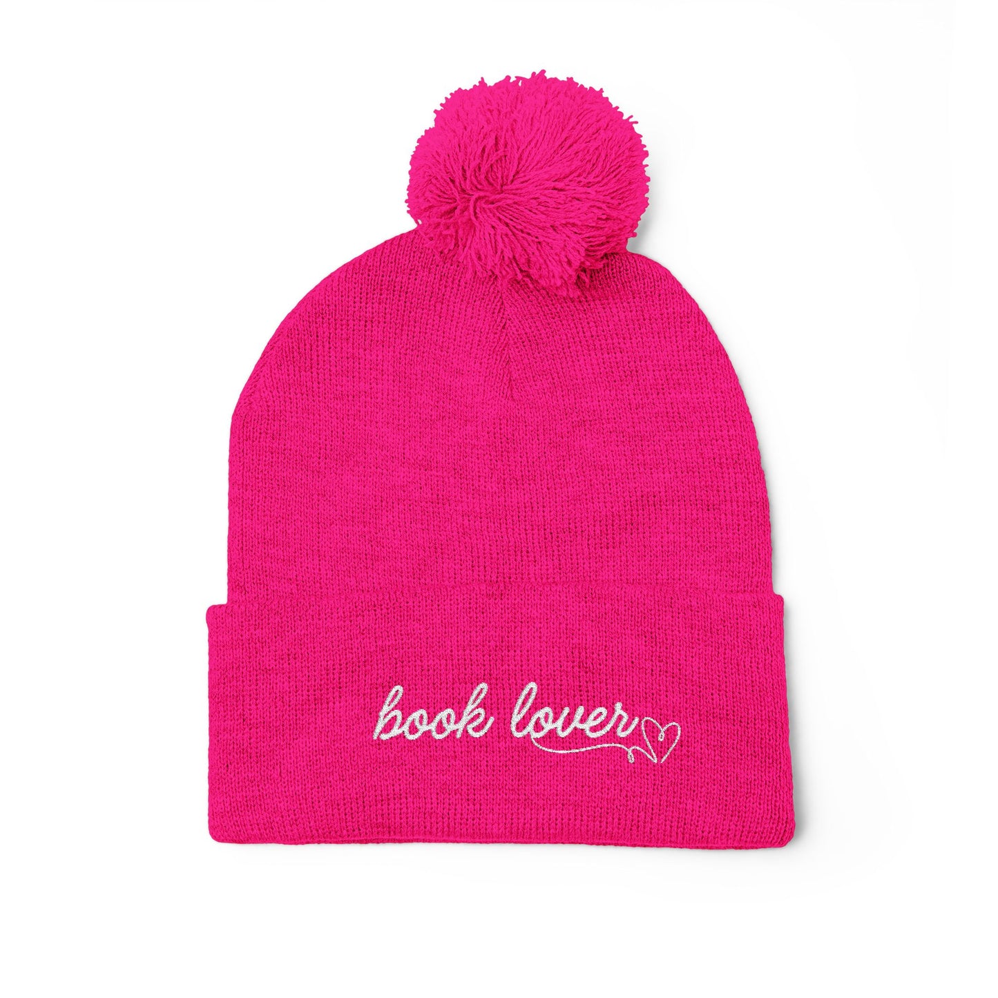 Book Lover Pom Pom Beanie