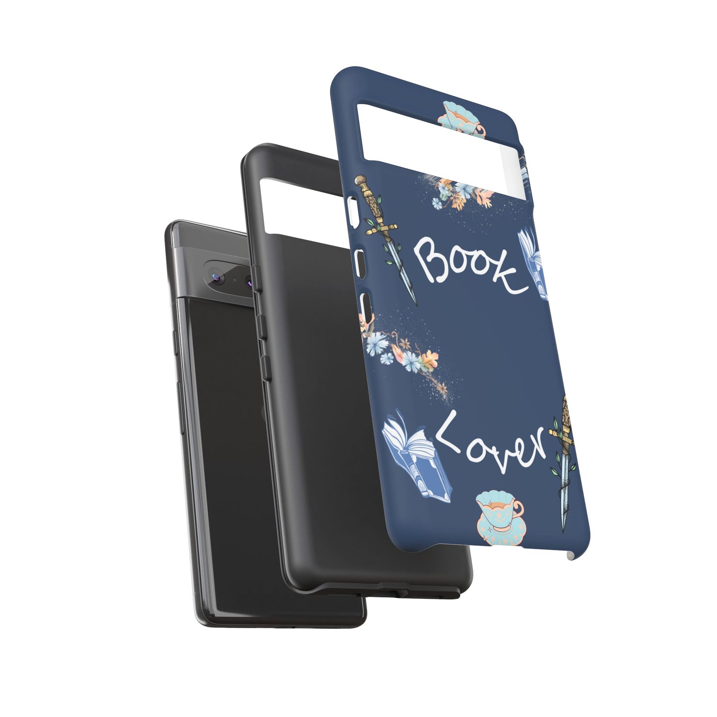 Book Lover Navy Phone Case
